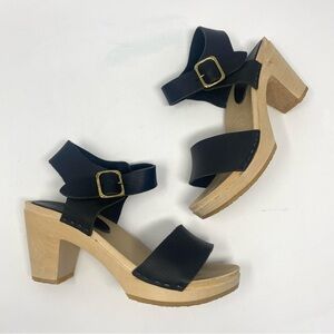 BRYR Rachel Clog Sandal in Black